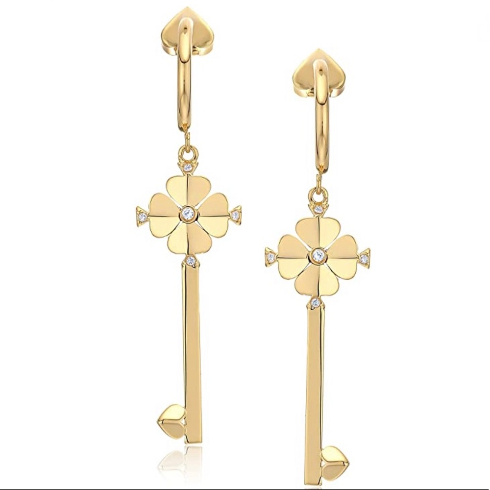 Kate Spade Legacy Logo Drop Key Earrings
